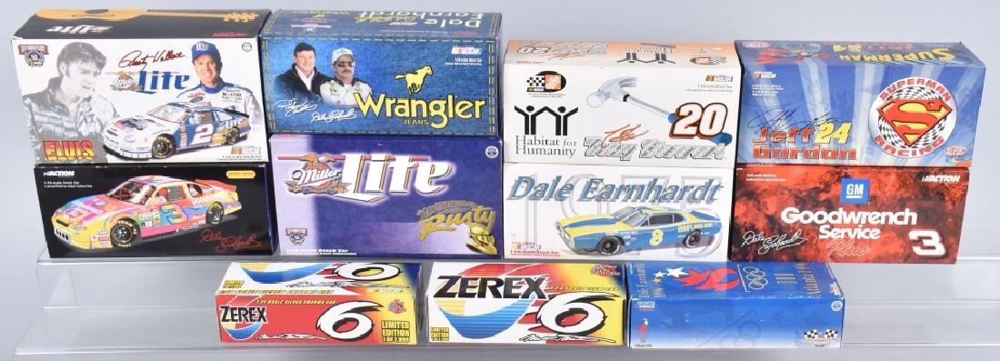 11- ACTION & MORE NASCAR RACING DIECAST CARS MIB (1 of 4)