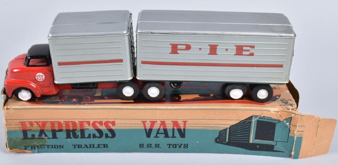 JAPAN Tin Friction PIE EXPRESS VAN w/ BOX (1 of 6)