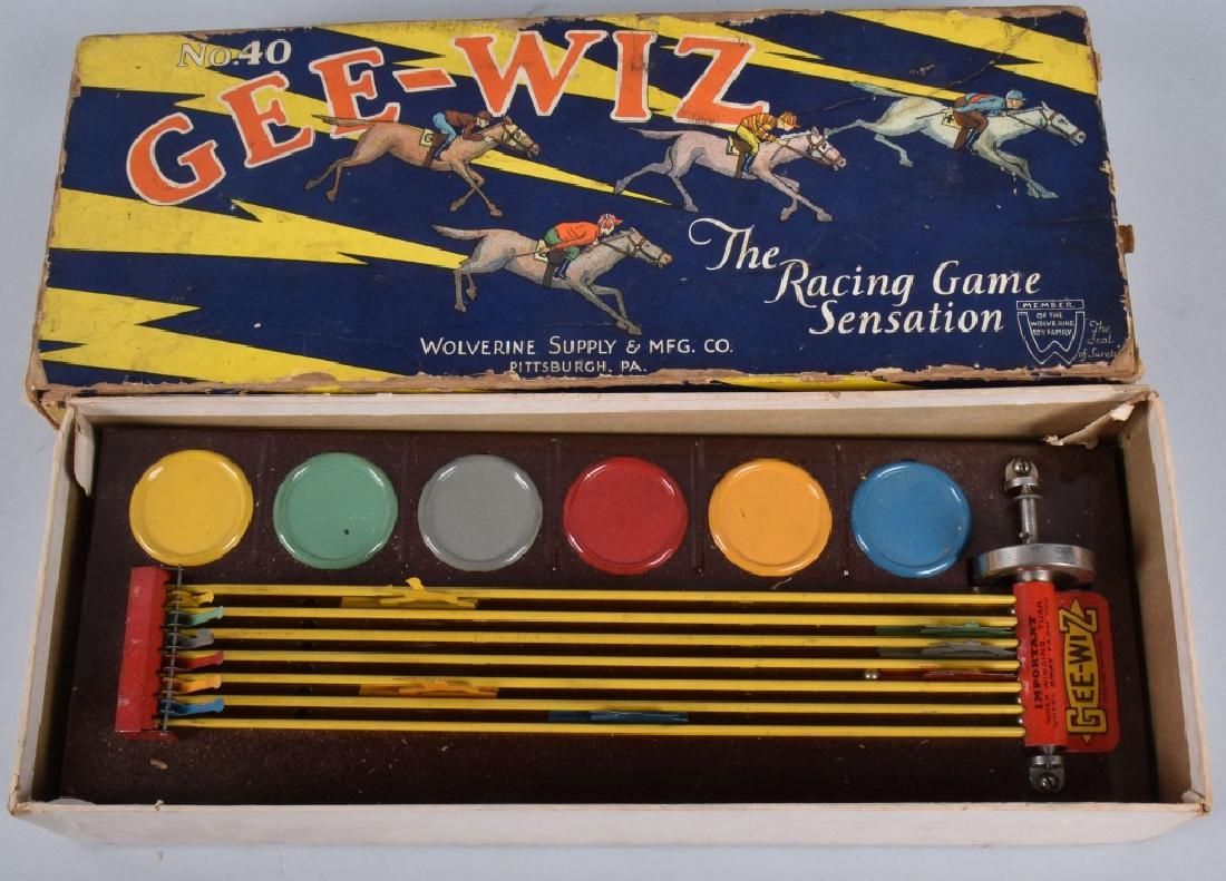 WOLVERINE GEE-WIZ HORSE RACE GAME w/ BOX (1 of 3)