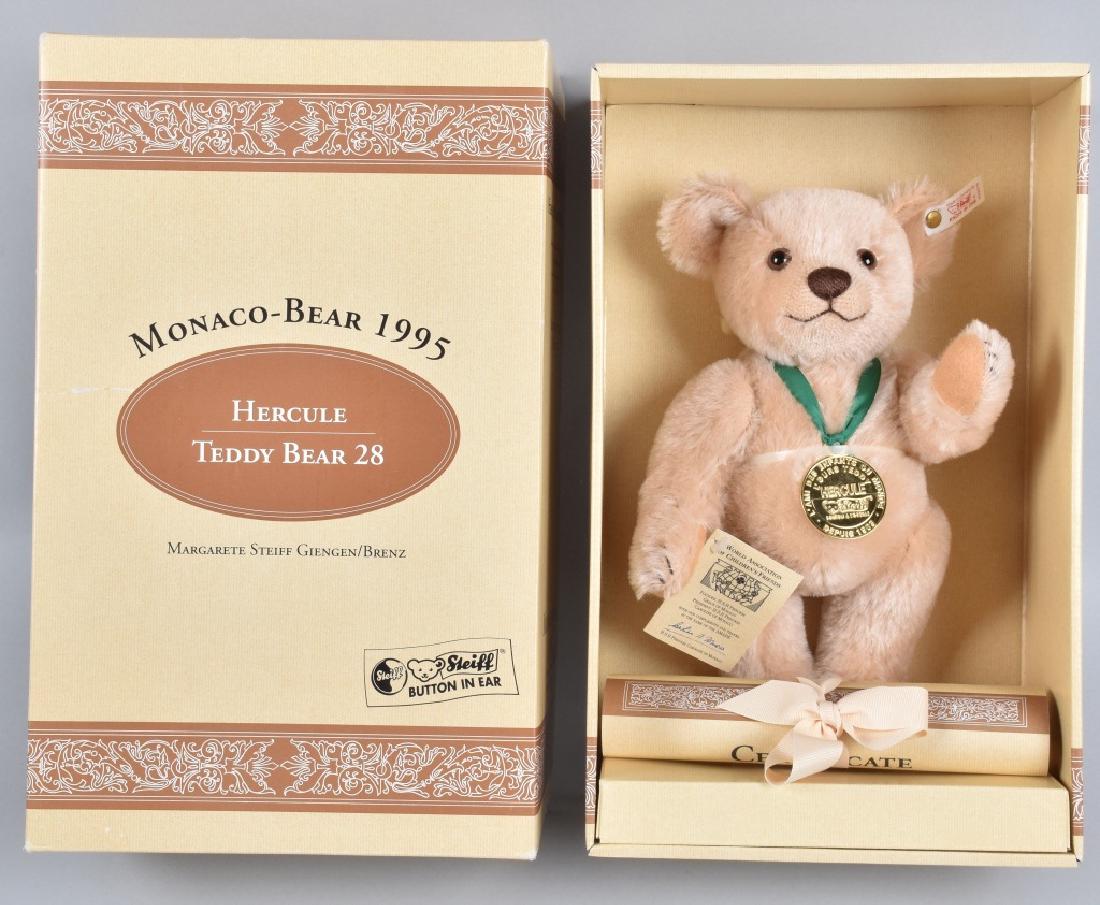 STEIFF MONACO-BEAR HERCULE TEDDY BEAR w/ BOX (1 of 4)