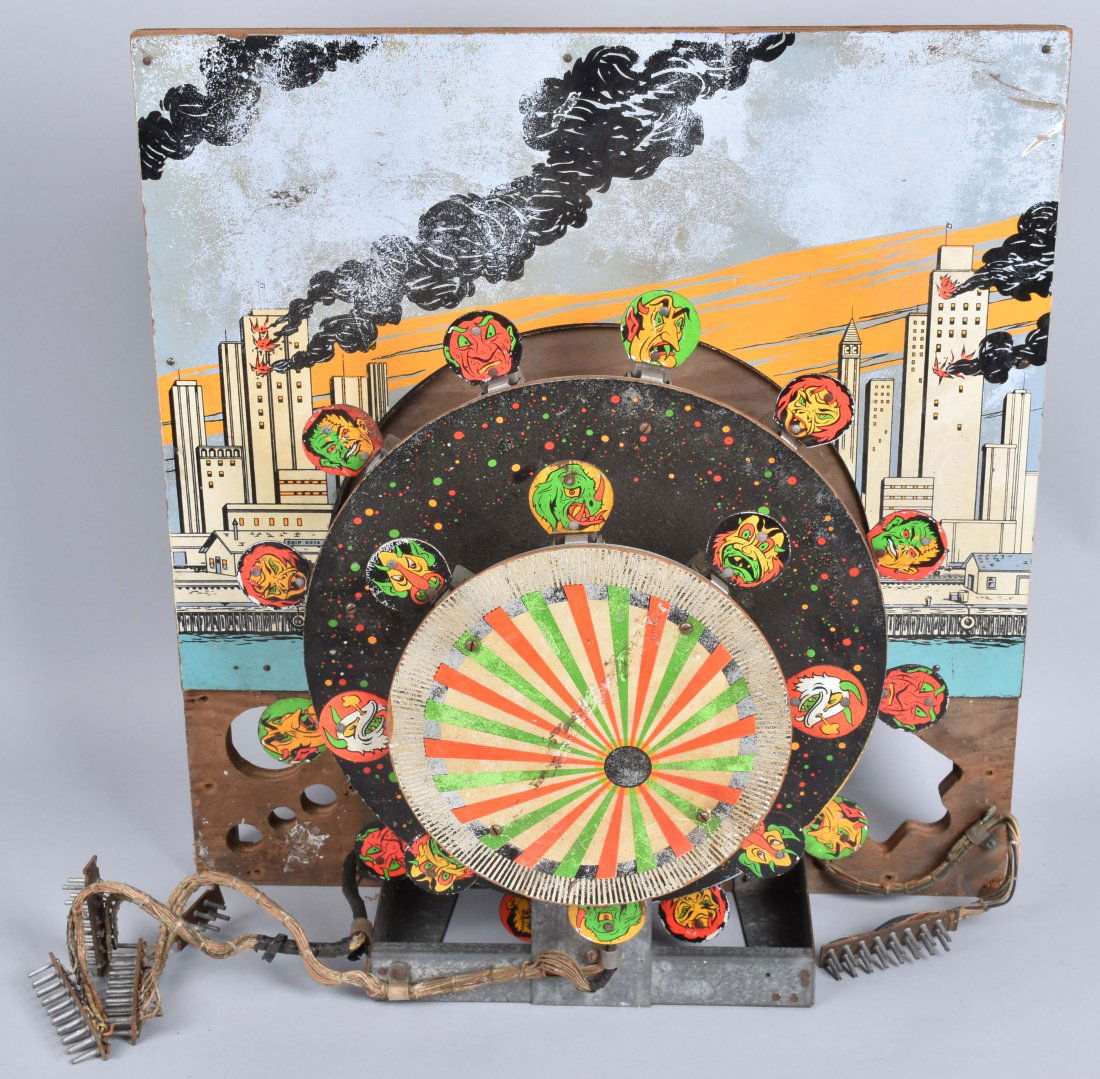 60\'s MONSTER ARCADE GAME SHOOTING TARGET (1 of 6)