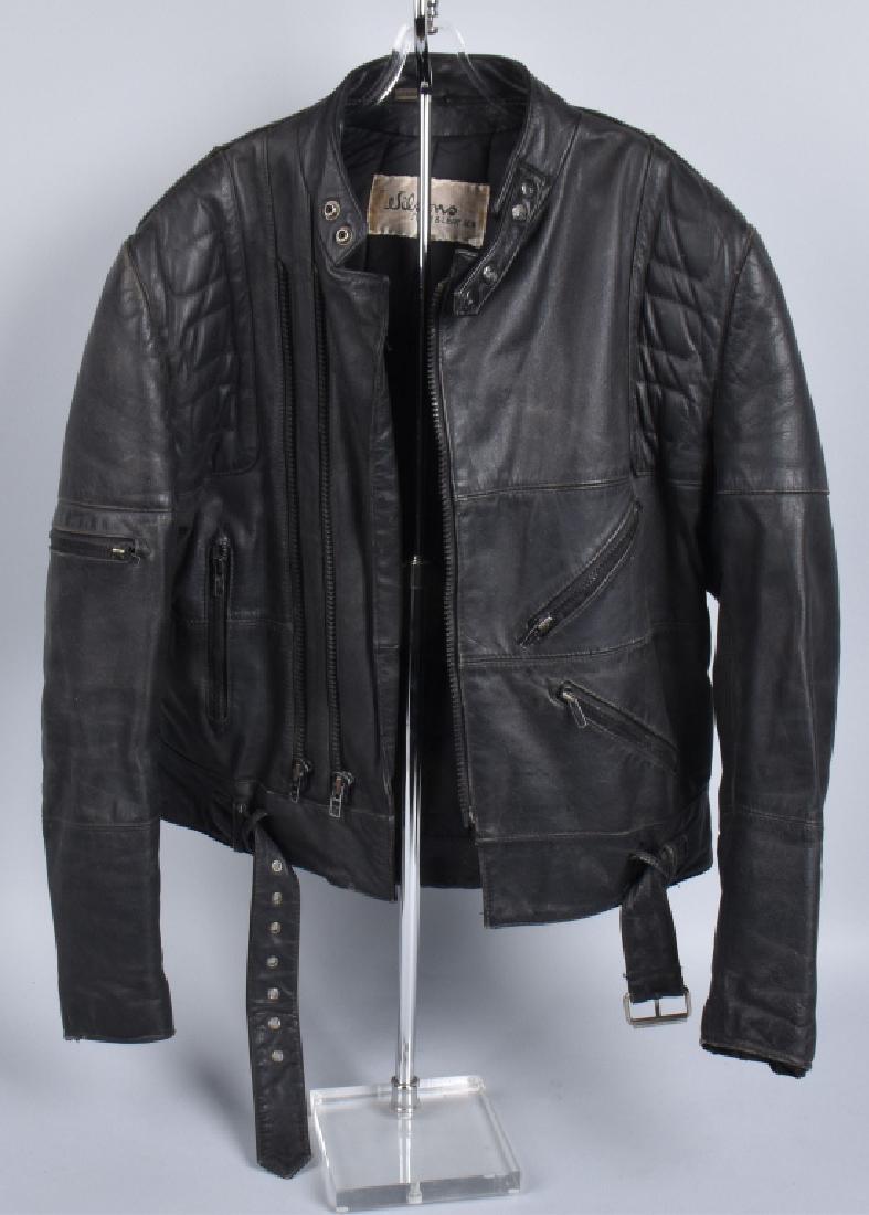 VINTAGE WILSON LEATHER MOTORCYCLE JACKET (1 of 3)