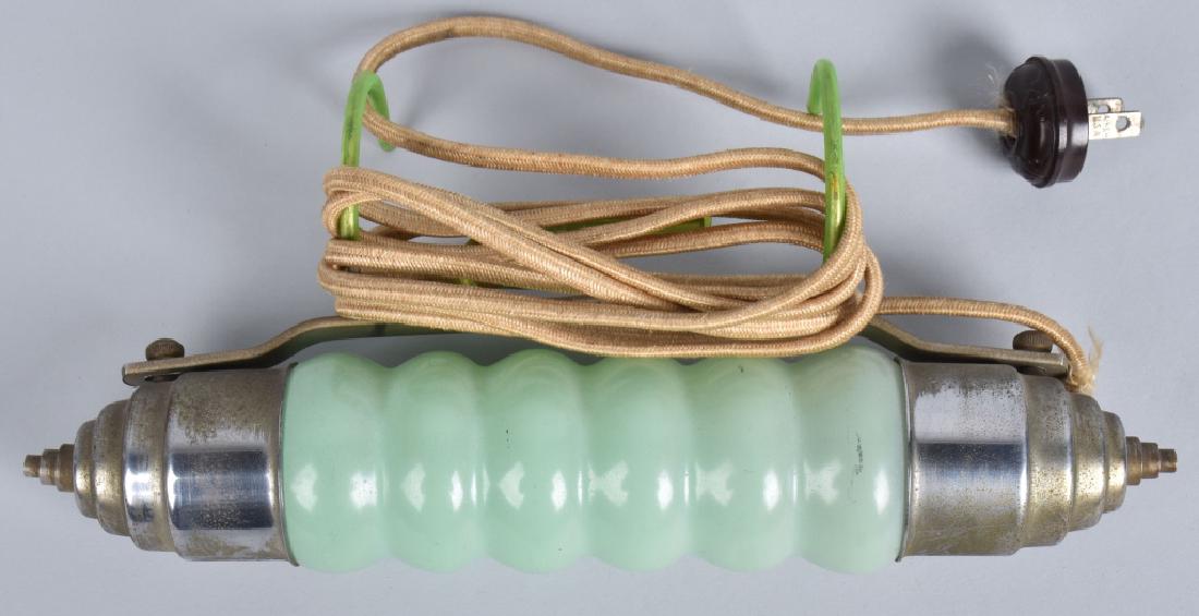 VINTAGE GREEN DECO CASH REGISTER LIGHT (1 of 4)