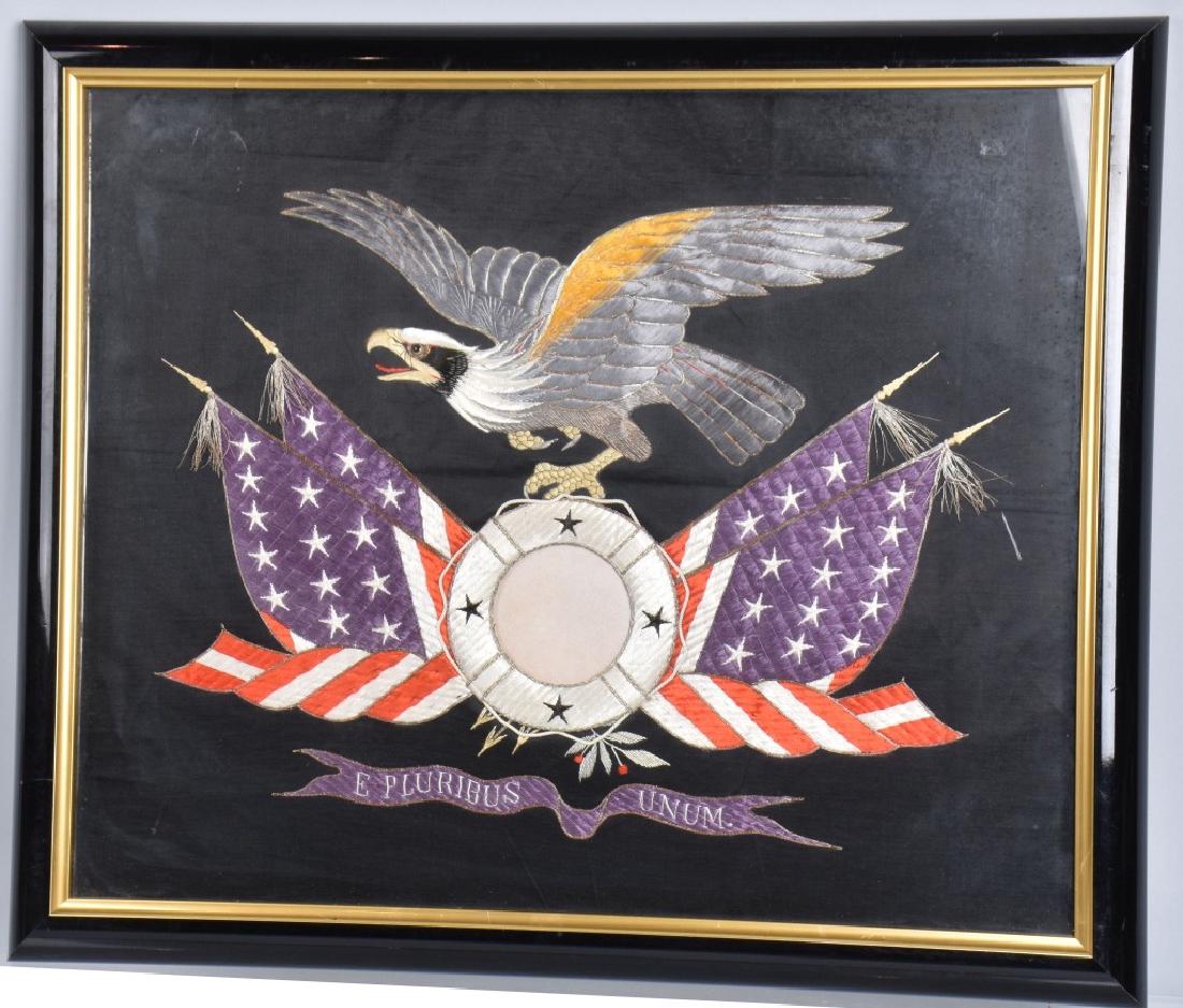 30 STAR FLAG w/ AMERICAN EAGLE EMBROIDERY (1 of 2)