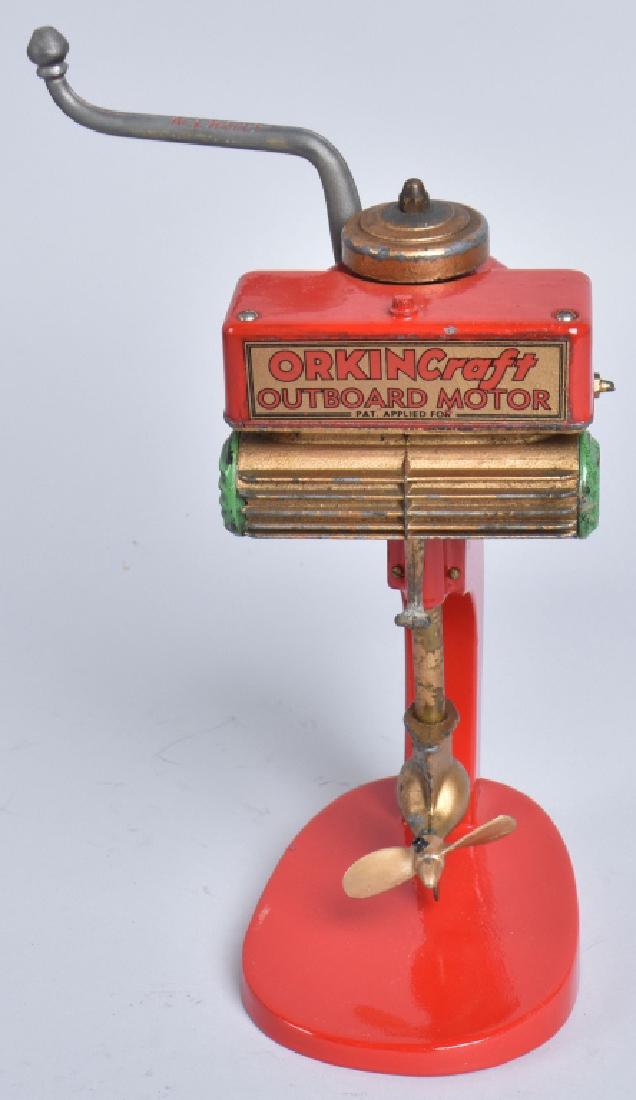 ORKIN CRAFT Windup Toy OUTBOARD MOTOR (1 of 6)