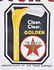 TEXACO GOLDEN MOTOR OIL DS PORCELAIN SIGN - 2