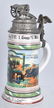 IMPERIAL GERMAN LITHOPANE REGIMENTAL STEIN