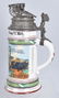 IMPERIAL GERMAN LITHOPANE REGIMENTAL STEIN - 2