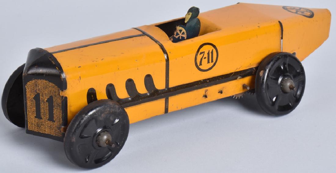 Early Marx Tin Windup 7 11 Boattail Race Car Jul 15 2017 Milestone Auctions In Oh