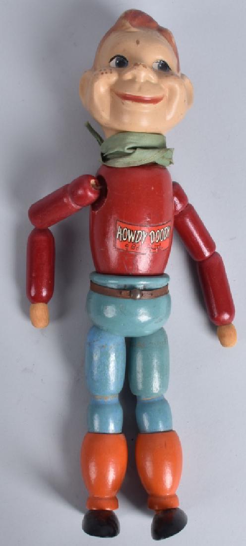 13" WOOD JOINTED HOWDY DOODY FIGURE (1 of 4)