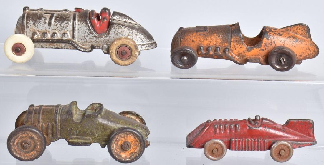 4-CAST IRON TOY RACE CARS, HUBLEY & MORE (1 of 5)