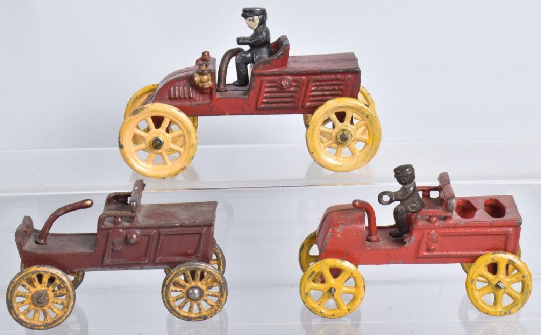 3-EARLY KENTON CAST IRON TILLER AUTOS (1 of 4)