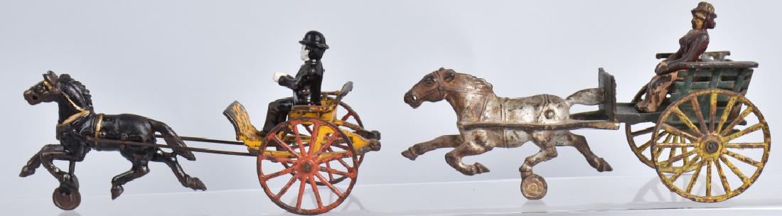 2-CAST IRON TOY CARTS, HUBLEY & WILKINS (1 of 5)
