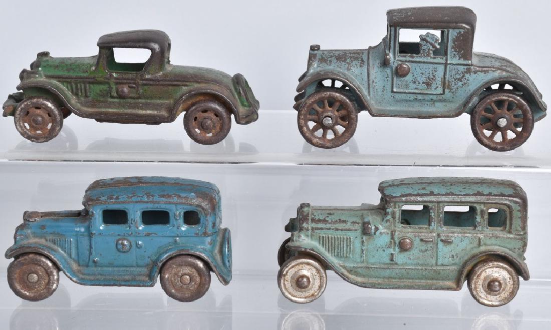 4-CAST IRON TOY HUBLE AUTOS, DENT & A.C. WILLIAMS (1 of 5)