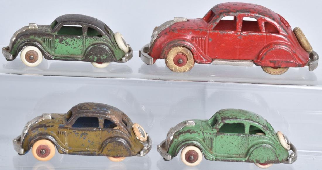 4-CAST IRON TOY HUBLEY CHRYSLER AIRFLOWS (1 of 6)