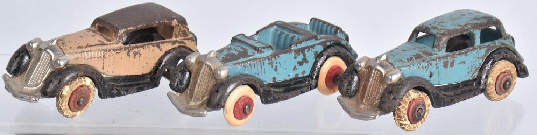 3-HUBLEY CAST IRON NICKEL GRILL AUTOS (1 of 4)