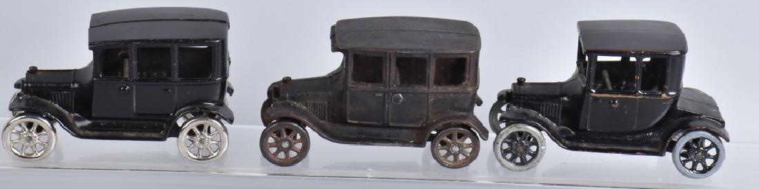 3-ARCADE CAST IRON MODEL T AUTOS (1 of 4)