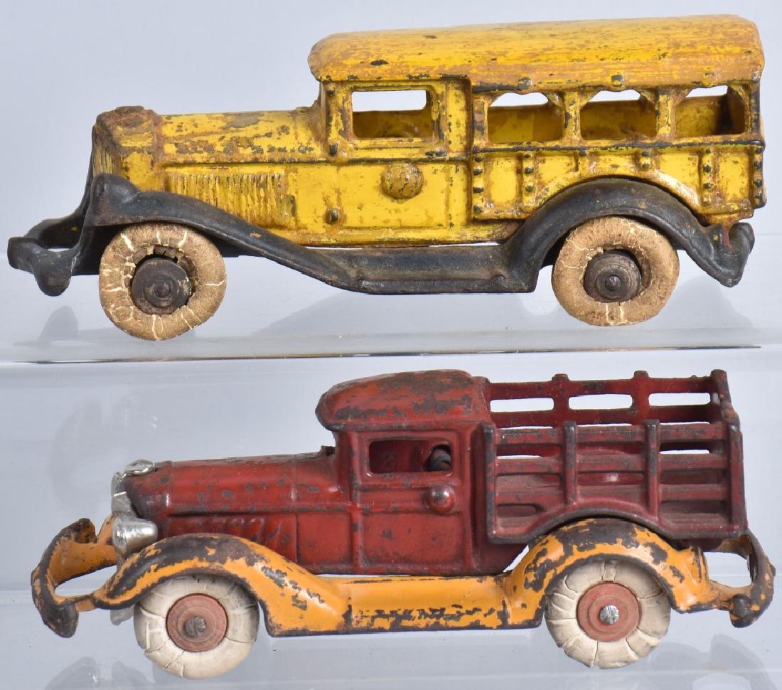 2-A.C.WILLIAMS LARGE CAST IRON TOY TRUCKS (1 of 8)