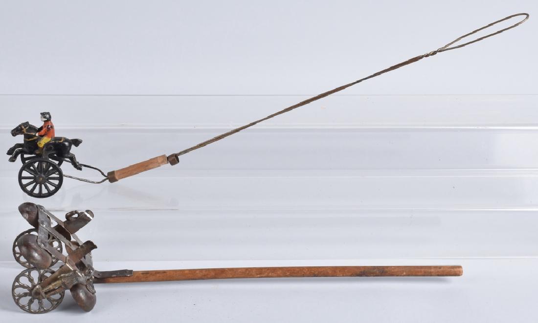 2-CAST IRON PUSH TOYS, WILKINS & MORE (1 of 5)