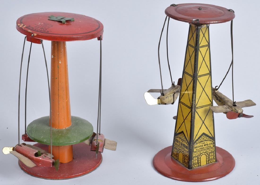 2-EARLY TIN WINDUP AIRPLANE TOYS (1 of 5)