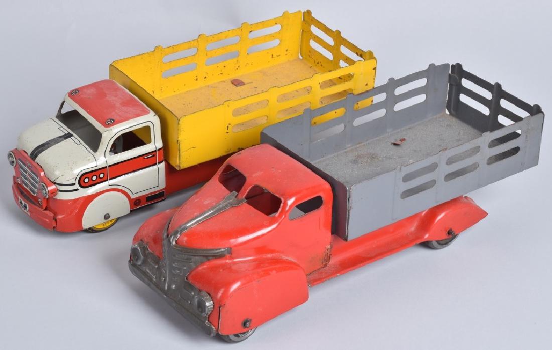 2- MARX STAKE BED TRUCKS (1 of 5)
