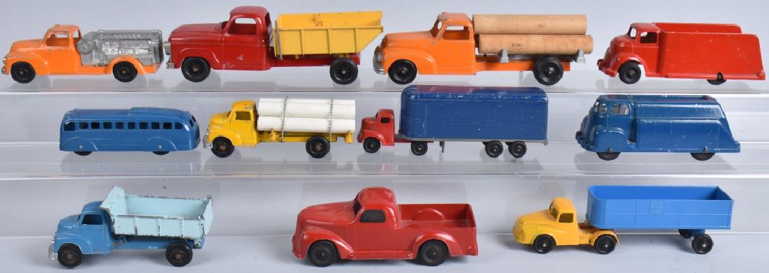 LARGE LOT OF DIECAST TRUCKS & CARS (1 of 3)