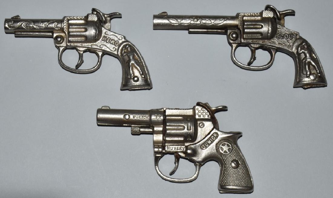 3-CAST IRON TOY CAP PISTOLS (1 of 4)