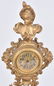 1904 ST LOUIS EXPO UNION STATION GILT METAL CLOCK - 2