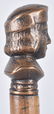 1893 COLUMBUS EXPO BRONZE BUST SOUVENIR CANE - 3
