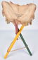 1904 ST LOUIS WORLDS FAIR SOUVENIR FOLDING SEAT