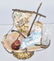 1893 COLUMBIAN EXPO BISQUE FIGURE IN BOAT PERFUME - 3