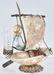 1893 COLUMBIAN EXPO BISQUE FIGURE IN BOAT PERFUME - 4