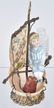 1893 COLUMBIAN EXPO BISQUE FIGURE IN BOAT PERFUME - 5