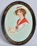 EARLY TIN HOEFLER ICE CREAM ADVERTISING TRAY