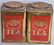 4-VINTAGE TEA ADVERTISING TINS - 2