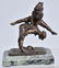 ALFRED BARYE LEAP FROG BRONZE FIGURE