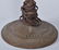 ANTIQUE SLAG GLASS LAMP - 4