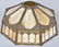ANTIQUE SLAG GLASS LAMP - 5