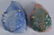 4-ROSEVILLE 6" CONCH SHELL PLANTER POTTERY GROUP - 4