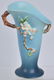 3-ROSEVILLE BLUE APPLE BLOSSOM POTTERY GROUP - 2