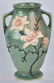 LARGE ROSEVILLE GREEN MAGNOLIA VASE