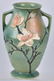 LARGE ROSEVILLE GREEN MAGNOLIA VASE - 2