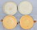 4 PAIRS-ROSEVILLE POTTERY CANDLESTICKS - 3