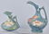 2-ROSEVILLE POTTERY EWERS