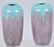ROOKWOOD POTTERY PINK / BLUE VASES No. 6644E