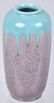 ROOKWOOD POTTERY PINK / BLUE VASES No. 6644E - 2