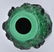 ART NOUVEAU GREEN MALACHITE VASE w/ NUDES - 5