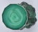 ART NOUVEAU GREEN MALACHITE VASE w/ NUDES - 6