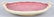 COWAN POTTERY PINK / TAN SERVING DISH