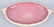 COWAN POTTERY PINK / TAN SERVING DISH - 2